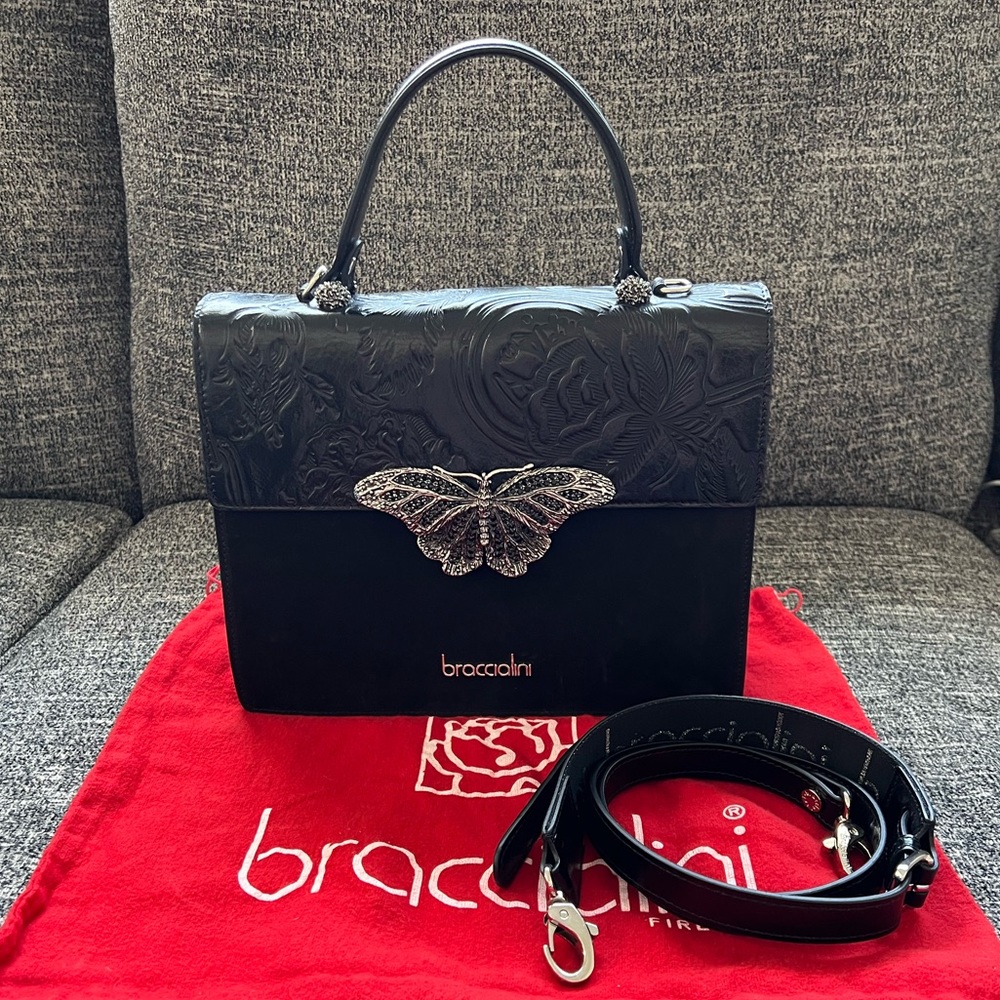 🦋 Graziella Braccialini Audrey Butterfly Detail Bag 🦋